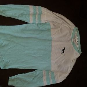 Blue white sweatshirt  from Victoria's secret pink